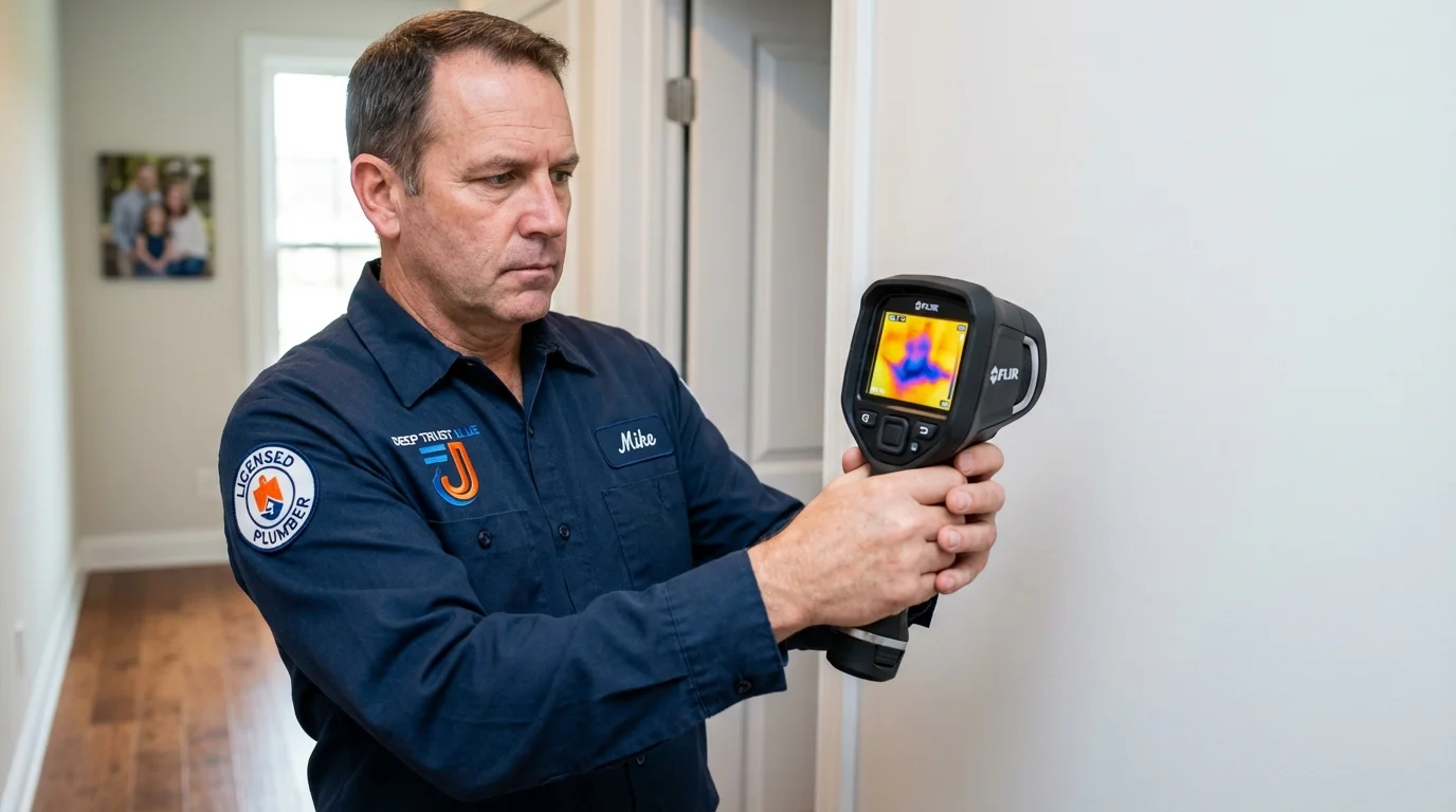 Thermal imaging leak detection by Johns Plumbing LLC in Westlake Village
